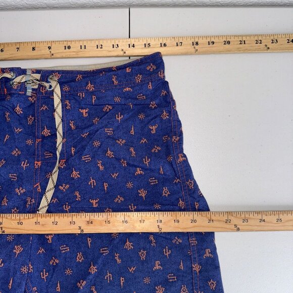 Patagonia Wavefarer Board Shorts Men 32 Nylon Pockets Blue 10” Trunks Swim - Picture 9 of 12